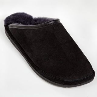 Old Friend Mens Scuff Slippers   Black   Mens Slippers
