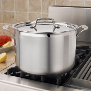 Cuisinart Multiclad Pro Triple Ply Stainless Steel 12 qt. Stock Pot with Lid   Stock Pots