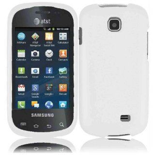 White Hard Case Cover for Samsung Galaxy Appeal i827 Cell Phones & Accessories