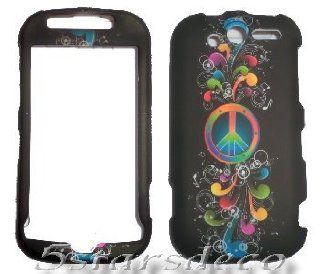 For T Mobil HTC Mytouch 4G Hd 2010 Emerald Accessory   Music Peace Designer Hard Case Protector Cover Cell Phones & Accessories