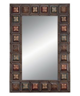 Rectangular Wall Mirror with Medallions   30W x 44H in.   Wall Mirrors