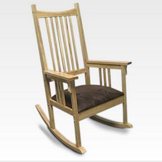 Simmons Rocking Chair   Natural with Taupe Pad   Indoor Rocking Chairs
