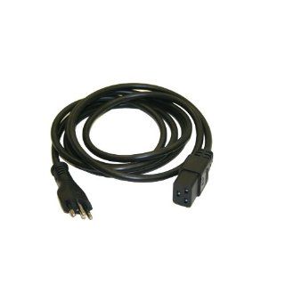 Interpower 86286510 Brazil Cord Set, NBR 14136 Plug Type, IEC 60320 C19 Connector Type, Black Plug Color, Black Cable Color, 16A Amperage, 250VAC Voltage, 2.5m Length