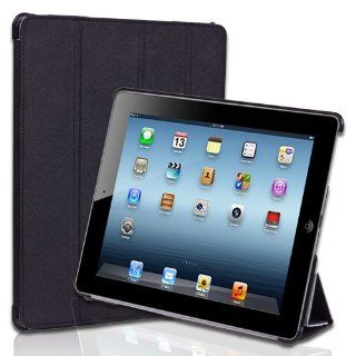CE Compass Slim Fold Magnetic Smart Cover Case Stand For Apple iPad 4 3 2 (Black) Computers & Accessories