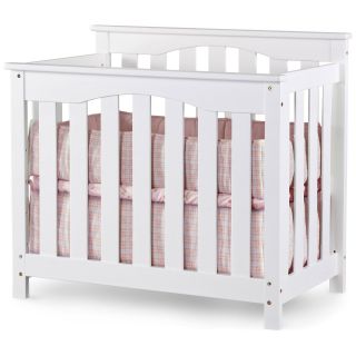 Nursery Smart Ethan 2 in 1 Convertible Mini Crib   Baby Cribs