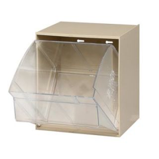 Quantum Storage Clear Tip Out Bin System   Wall Storage