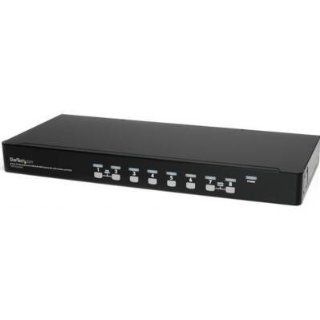 StarTech Network SV831DUSBUK 8xPort 1U Rackmount USB KVM Switch Kit with OSD and Cable Retail Computers & Accessories