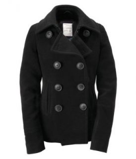Aeropostale Juniors Peacoat Jacket   Black   XL Outerwear