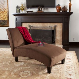 Elise Chaise Lounge   Chocolate Brown   Indoor Chaise Lounges