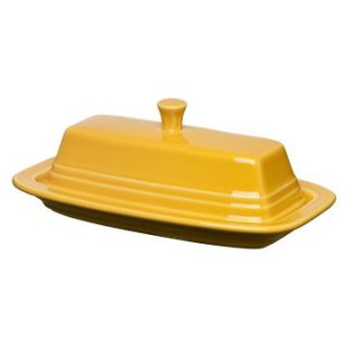 Fiesta Marigold Butter Dish with Lid   Butter Dishes