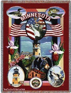 State of Minnesota Throw   70 x 53 Blanket/Throw  