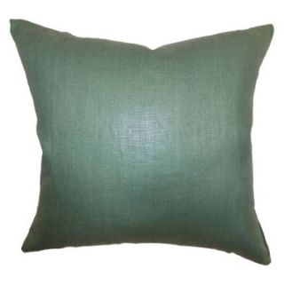 The Pillow Collection Jorund Plain Pillow   Leather   Decorative Pillows