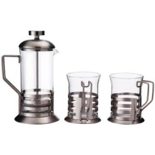 Primula PCP1203 3 Cup Coffee Press Set with 2 Matching Cups   Coffee Accessories