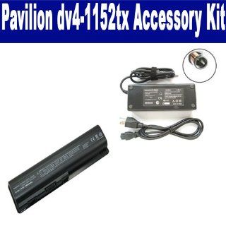HP Pavilion dv4 1152tx Laptop Accessory Kit includes SDB 3331 Battery, SDA 3515 AC Adapter Computers & Accessories