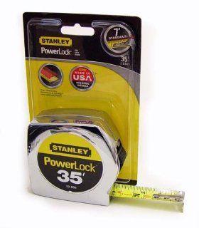 Stanley 33 835 35 Foot by 1 Inch Measuring Tape   Multi Function Power Tools  