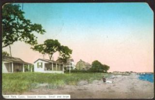 Seaside Homes Small & Large Beach Park CT postcard 1918 Entertainment Collectibles