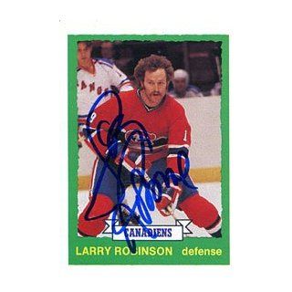 Larry Robinson Autographed / Signed 1992 O Pee Chee Card at 's Sports Collectibles Store
