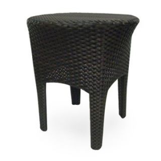 Source Outdoor St. Tropez All Weather Wicker Side Table   Wicker Tables & Accents