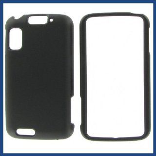 Motorola MB860 Olympus/Atrix 4G Black Rubber Protective Case Cell Phones & Accessories