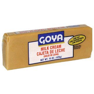 Goya Milk Cream, 15 Ounce Unit (Pack of 6)  Coconut Milk  Grocery & Gourmet Food