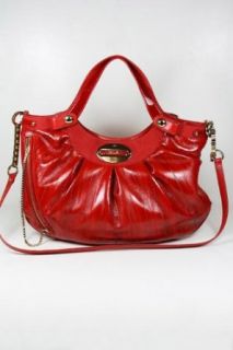 Versace Handbags Red Exotic Leather DBFB836 Clothing