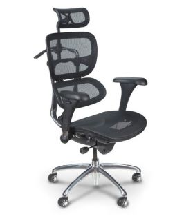 Balt Butterfly Ergonomic Executive Chair   Black   Desk Chairs