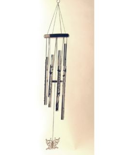 JW Stannard Word Chimes 30 in. Bloom Grow Show Wind Chime   Wind Chimes