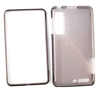 For Motorola Droid 3 Xt862 Transparent Smoke Clear Case Accessories Cell Phones & Accessories