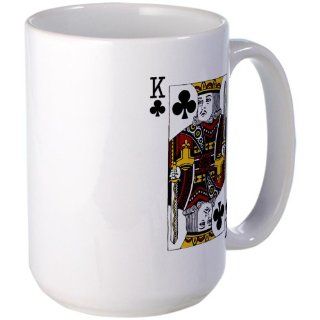  King of Clubs Large Mug Large Mug   Standard Kitchen & Dining