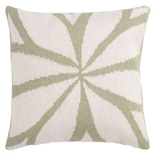 Surya Burst Decorative Pillow   Green   Decorative Pillows