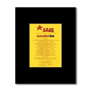 STARSAILOR   UK Tour 2001 Matted Mini Poster   13.5x10cm   Prints
