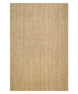 Anji Mountain Natural Boucle Hand Spun Jute Area Rug with Tucked Ends Do Not Use