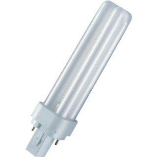 Osram 012056   Dulux D 18W/840 Double Tube 2 Pin Base Compact Fluorescent Light Bulb    