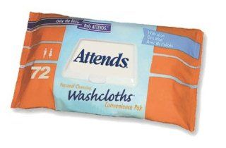 ATTENDS HEALTHCARE PROD Attends Washcloths Case 864 Health & Personal Care