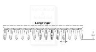 A & I Products Chaffer, Top; Long Finger Replacement for John Deere Part Numb