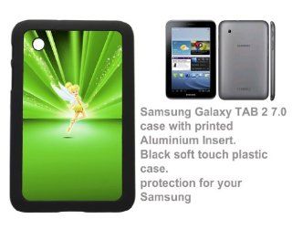 Samsung Galaxy Tab 2 7.0 Case With Printed Aluminium Insert Tinkerbell Computers & Accessories