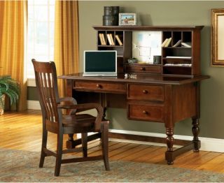 Steve Silver Bella Desk with Optional Hutch and Chair   Cherry   Desks