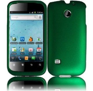 Huawei Ascend 2 II M865 M865C ( Straight Talk , Net10 ) Phone Case Accessory Green Hard Snap On Cover with Free Gift Aplus Pouch Cell Phones & Accessories