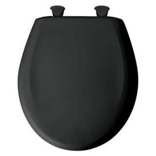 Bemis B200SLOWT047 Round Closed Front Slow Close Lift Off Toilet Seat in Black   Toilet Seats