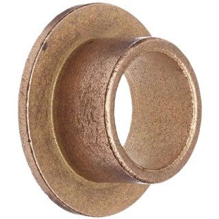 Bunting Bearings FF1202 4 Flanged Bearings, Powdered Metal SAE 841, 1" Bore x 1 1/4" OD x 3/4" Length 1 7/8" Flange OD x 1/8" Flange Thickness (Pack of 3) Flanged Sleeve Bearings