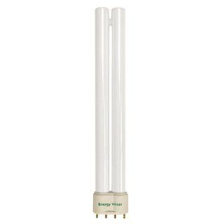 Bulbrite FT18/841 18W PL L Dimmable Compact Fluorescent High Lumen 4 Pin Plug In Light Bulb, Cool White    