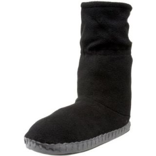 Dearfoams Women's 866 Boot,Black,Small / 5 6 B(M) Shoes