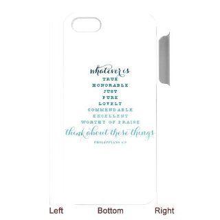 Custom Bible Verse Cover Case for IPhone 5/5s WIP 866 Cell Phones & Accessories