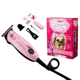 Oster Simply Pink Grooming Trimmer and Clipper Kit   Dog Clippers & Nail Grinders