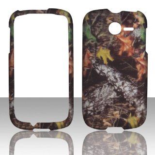 2D Camo Stem Huawei Ascend Y M866 TracFone , U.S.Cellular Case Cover Hard Phone Case Snap on Cover Rubberized Touch Faceplates Cell Phones & Accessories