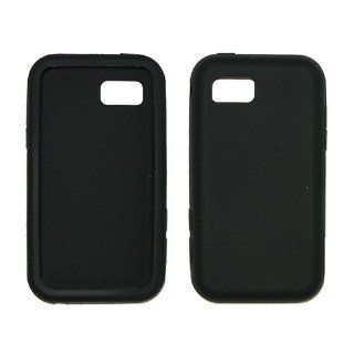 Black Soft Silicone Gel Skin Case Cover for Samsung Eternity SGH A867 Cell Phones & Accessories