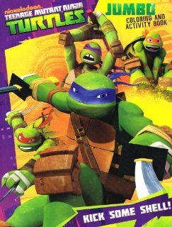 TMNT Teenage Mutant Ninja Turtles Coloring and Activity Book Set (2 Books ~ 96 pgs each) Toys & Games