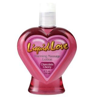 Gift Set of Liquid Love Lotion 4oz. (Choccherry Sun) And Kama Sutra Massage Oil (8oz Sweet Almond) Health & Personal Care