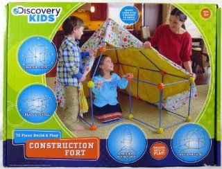 Discovery Kids 72pc Build & Play Construction Fort Toys & Games
