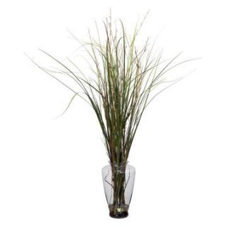 Grass & Bamboo with Large Jar Silk Plant   Silk Plants